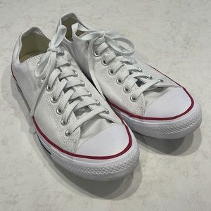 Converse All Star white low top shoes